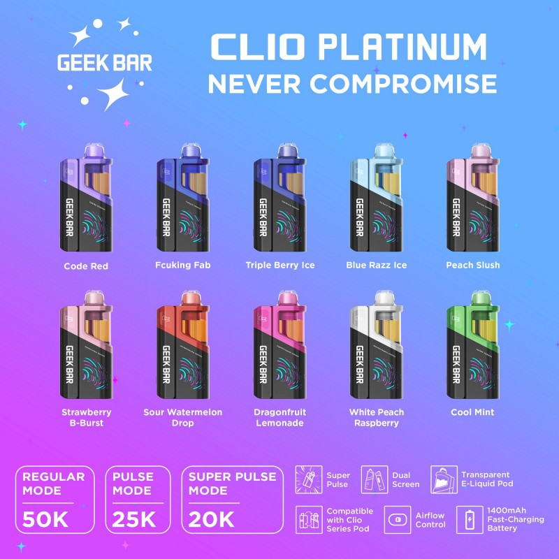 Geek Bar Clio Platinum